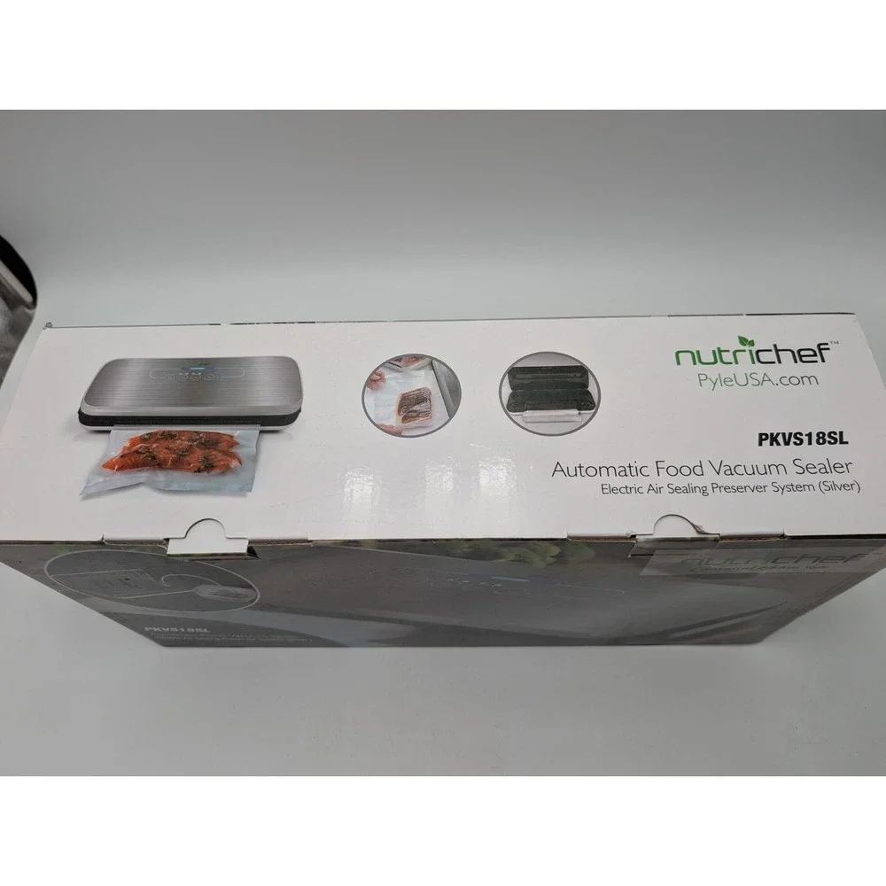 NutriChef Automatic Food Vacuum Sealer PKVS18SL Open Box